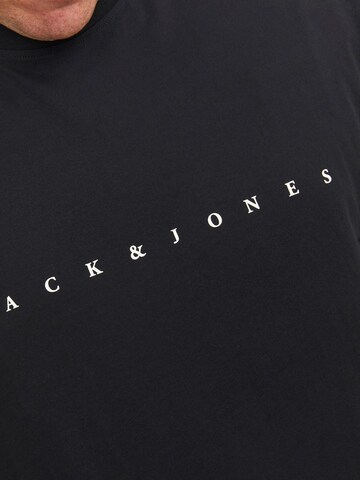 Maglietta 'Star' di Jack & Jones Plus in nero