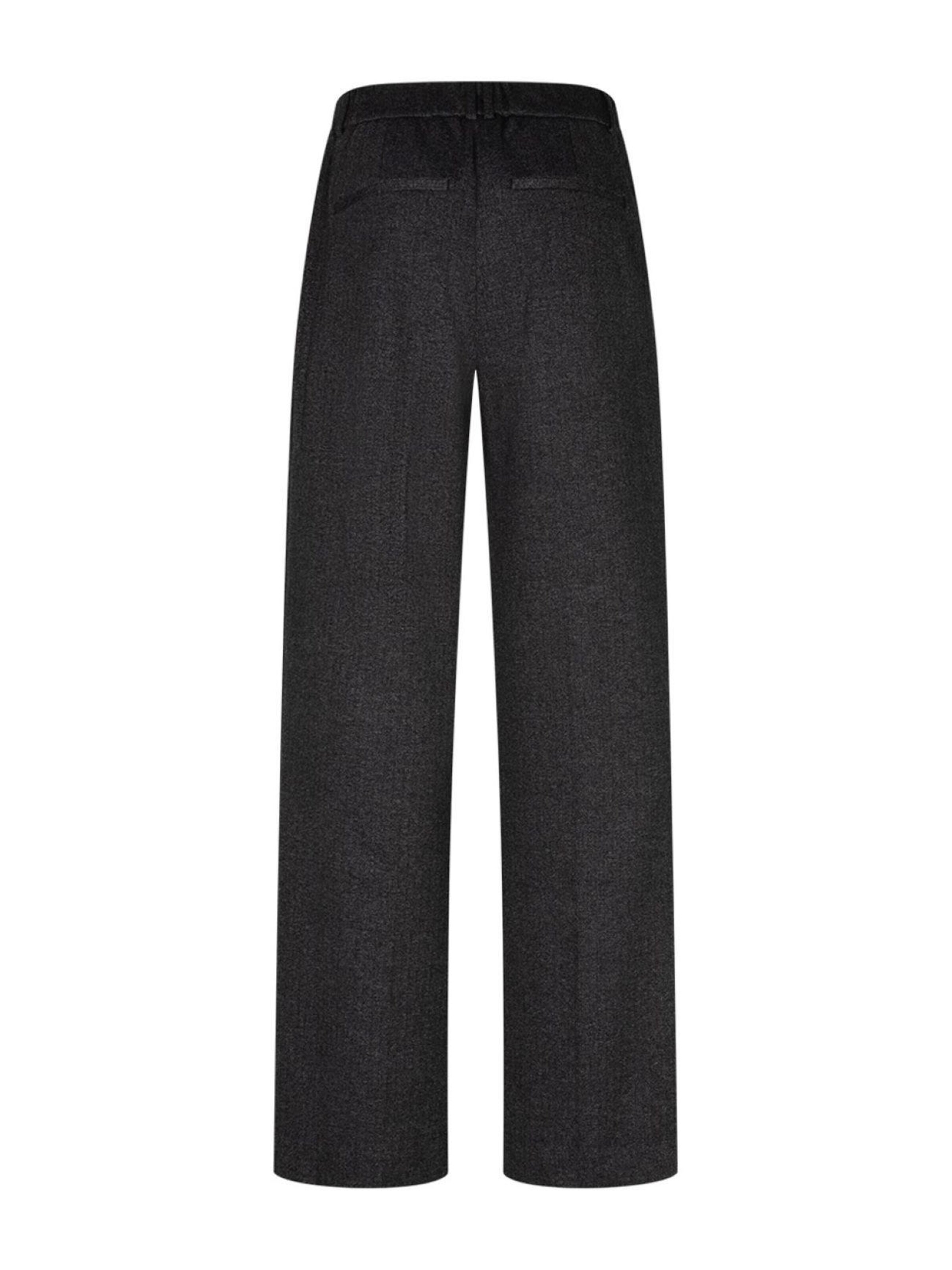 Red Button Trousers 'RB Claudette herringbone grey' in Grey