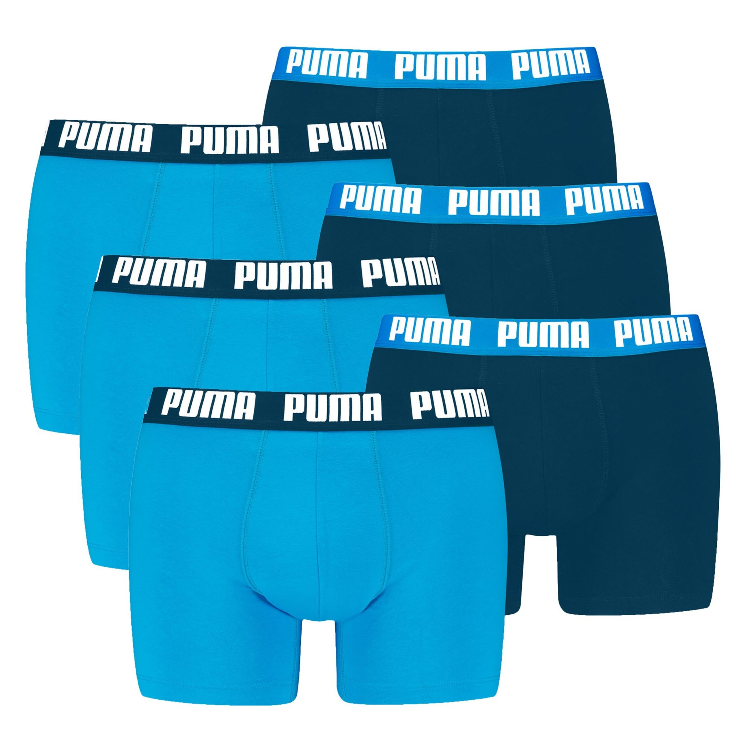 tengerészkék / világoskék PUMA Boxeralsók, Termék nézet