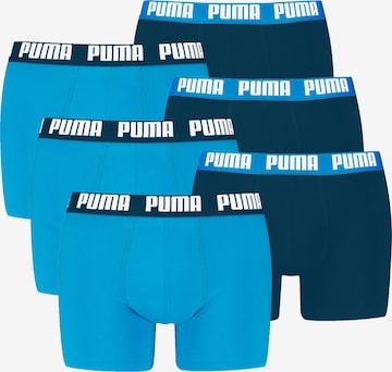 PUMA Boxerky – modrá: přední strana