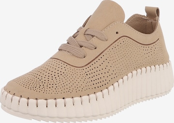 Ital-Design Lace-Up Shoes in Brown: front