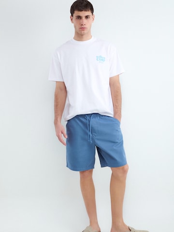 BALMOHK Loosefit Housut värissä sininen