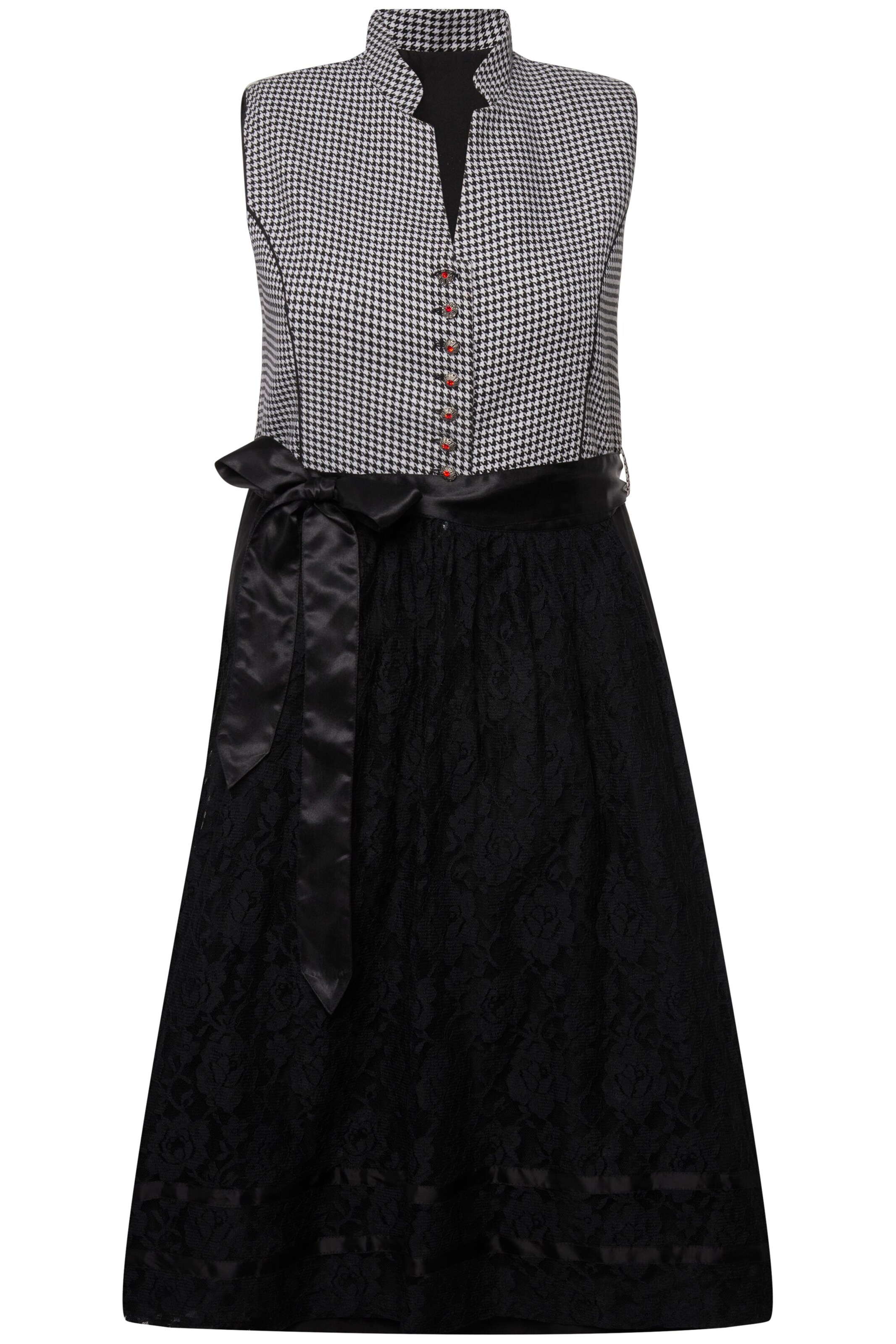 Ulla Popken Kleid in Schwarz: Vorderseite