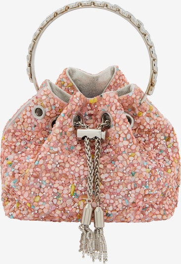 Sutraukiama rankinė iš faina, spalva – azuro spalva / garstyčių spalva / rožių spalva / sidabrinė, Prekių apžvalga