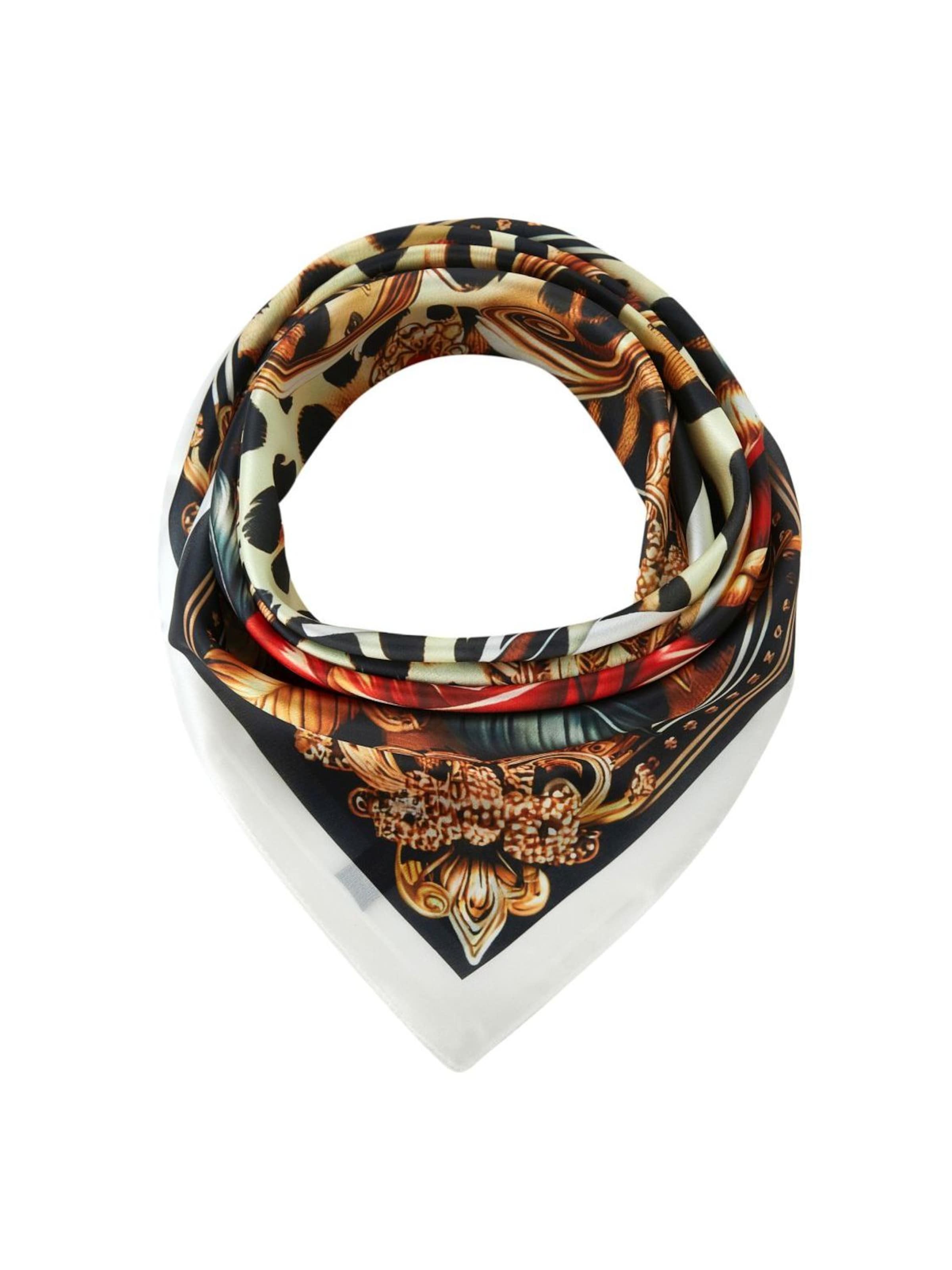 alberto cabale Schal 'Cléo' in Schwarz: Vorderseite