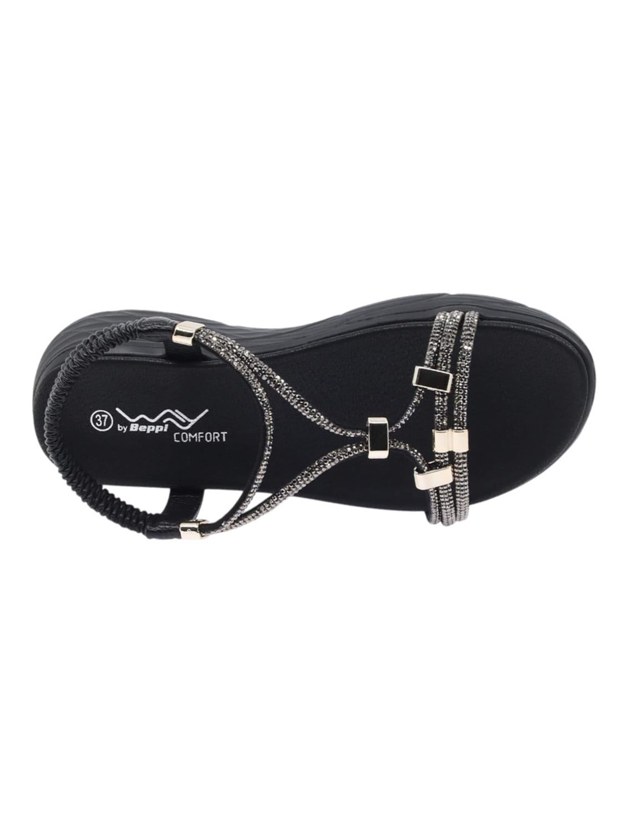 Beppi Sandals 'Casual Sandal' in Black