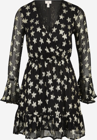 River Island Petite Shirt Dress in Black: front