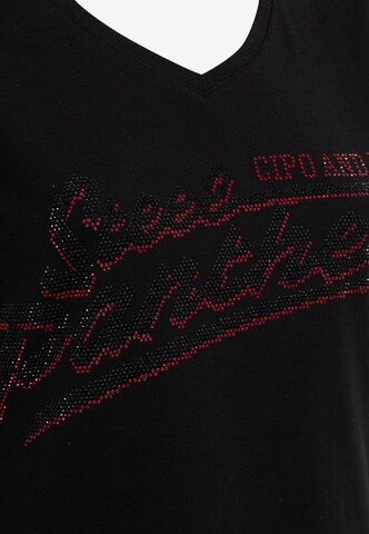 CIPO & BAXX T-Shirt in Schwarz