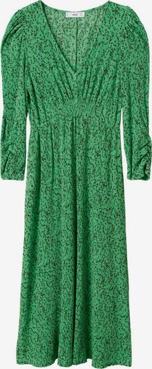 MANGO Kleid 'Pomelo' in grün / schwarz, Produktansicht