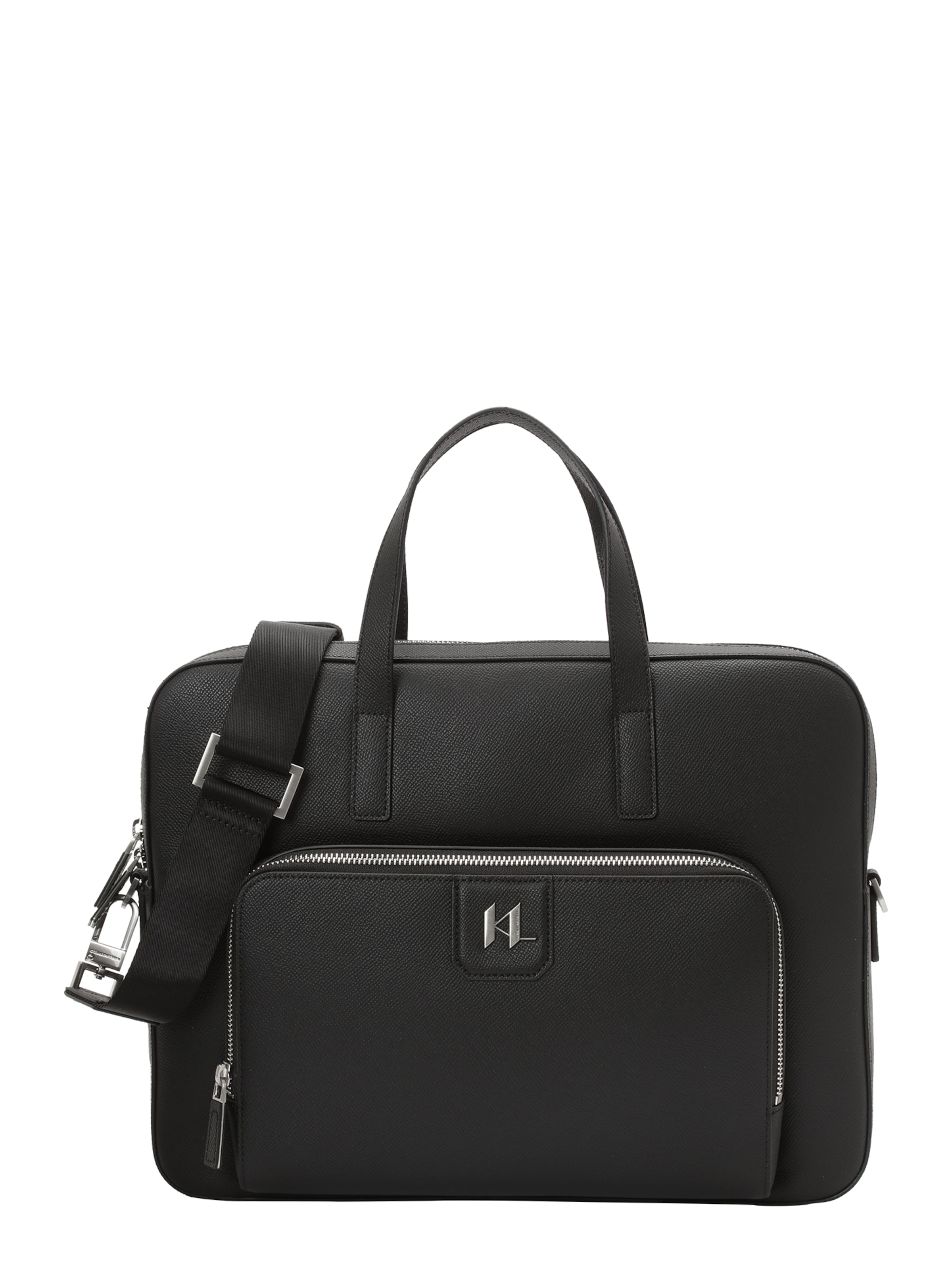 Karl Lagerfeld Portfölj i svart: framsida