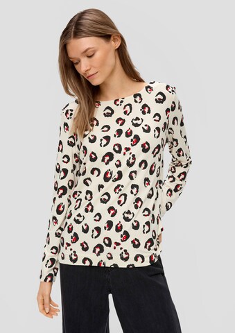 T-shirt s.Oliver en beige : devant