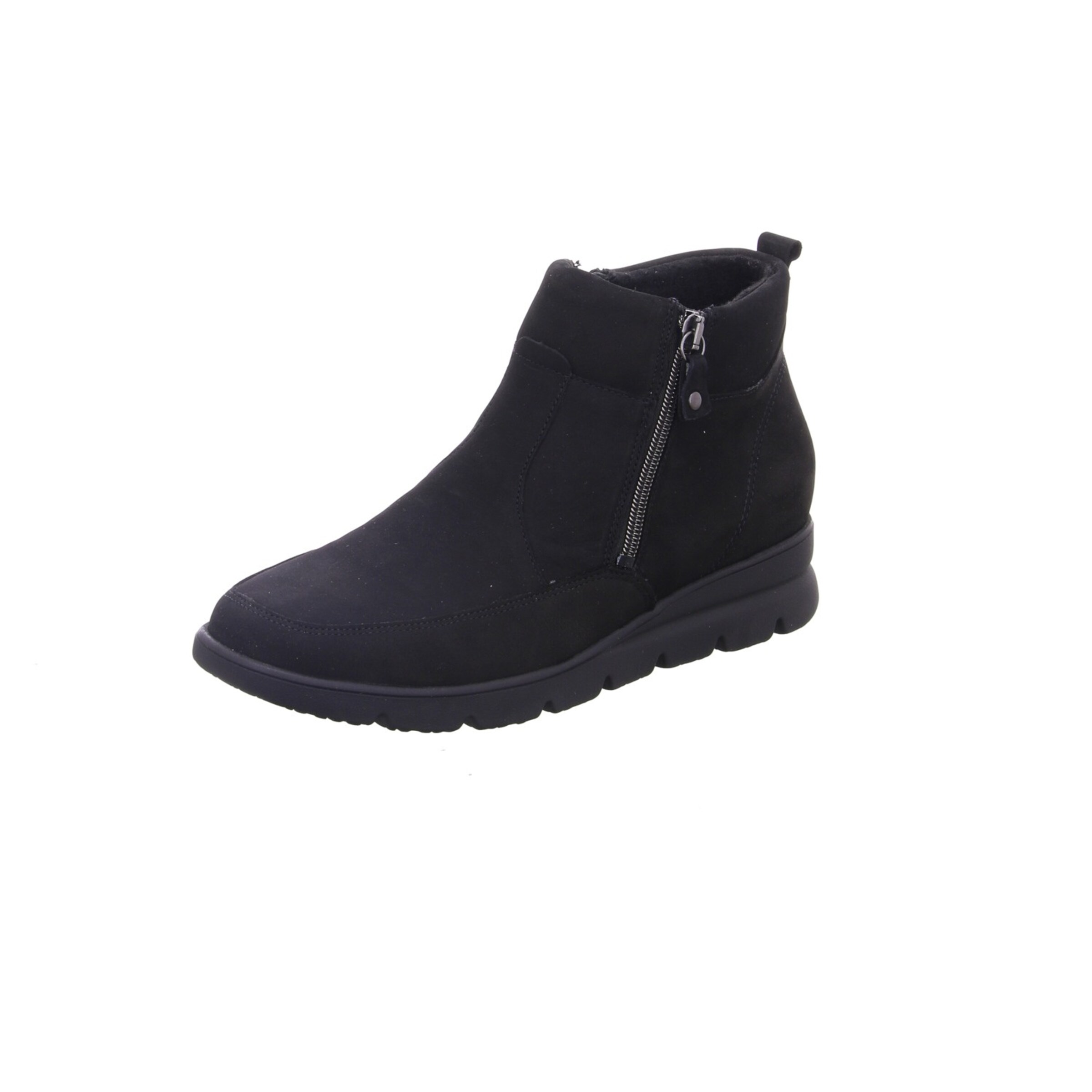 WALDLÄUFER Enkellaarsjes in Zwart