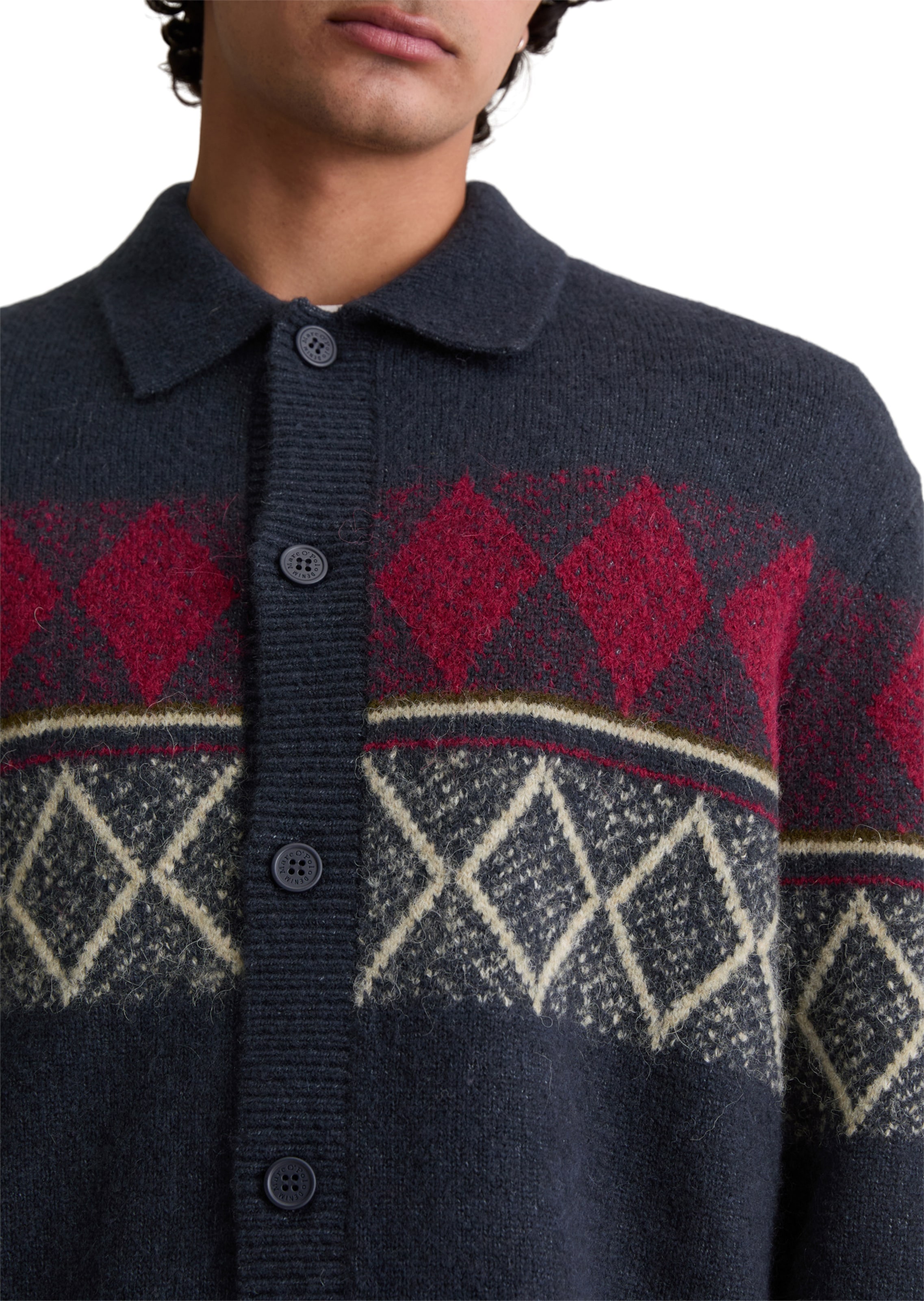 Marc O'Polo DENIM Knit cardigan in Blue