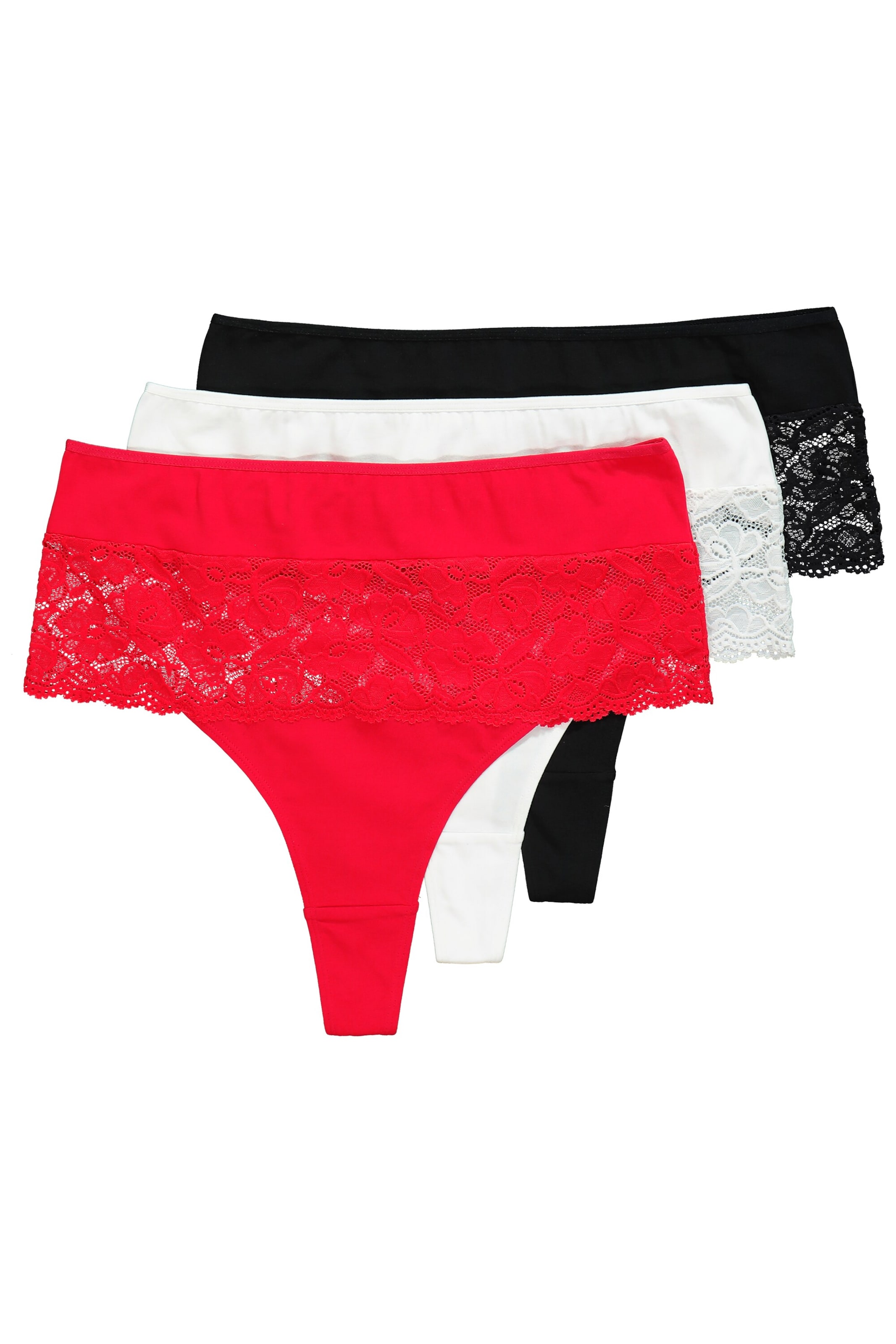 Slip Ulla Popken en rouge : devant