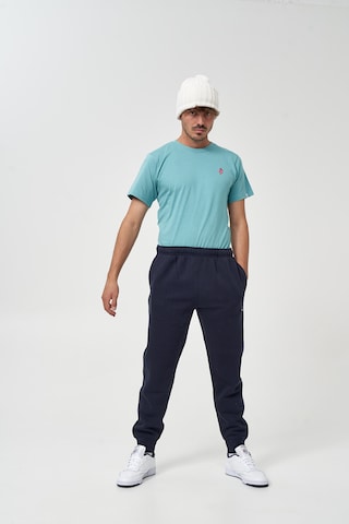 Effilé Pantalon 'Anker' Mikon en bleu