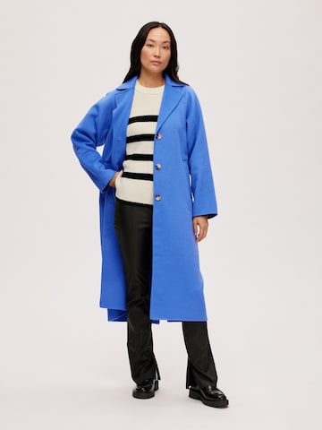 SELECTED FEMME Between-Seasons Coat 'TAMA' in Blue