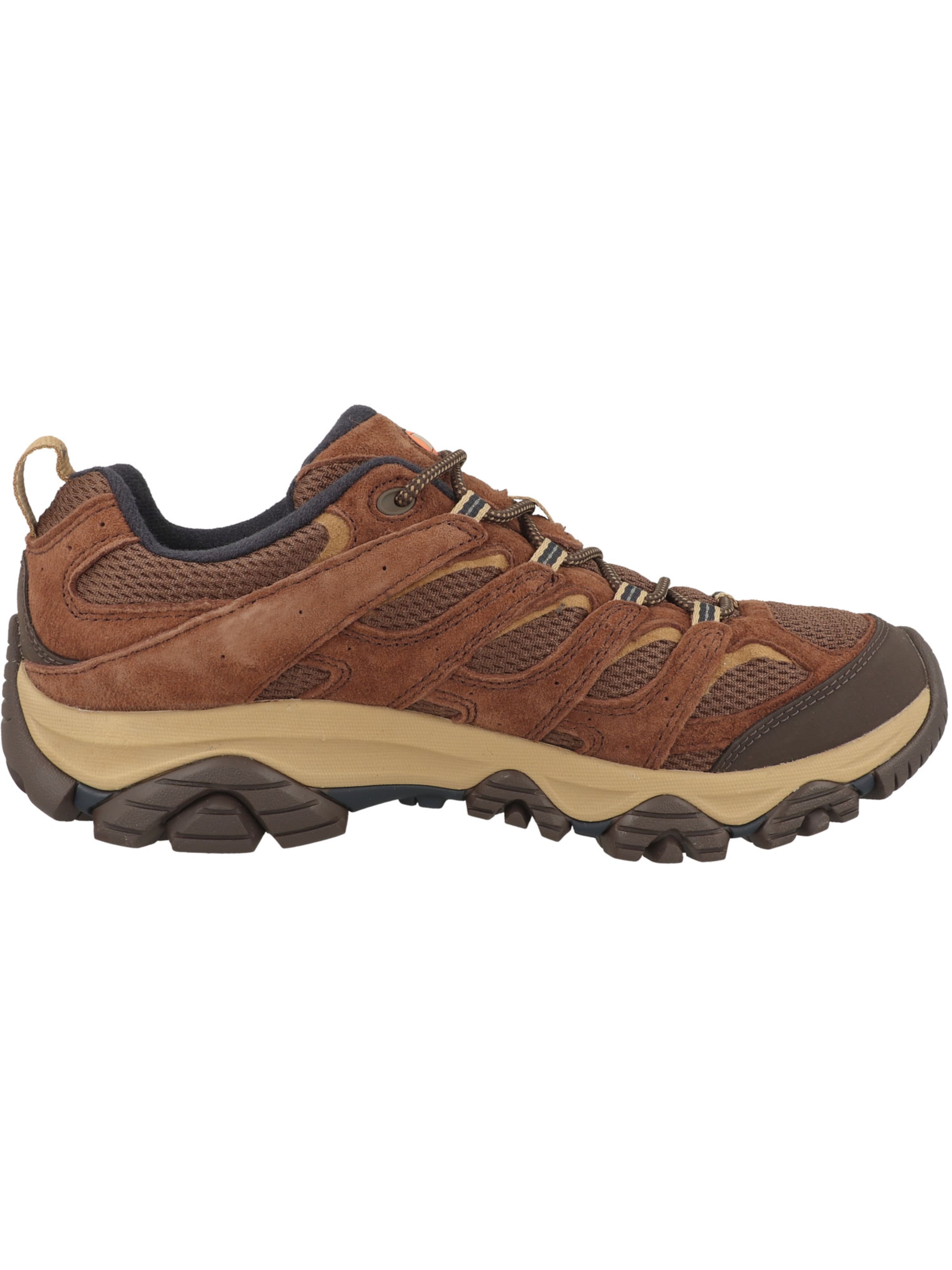 MERRELL Lage schoen ' Moab 3 ' in Bruin: zijkant