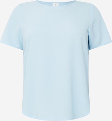 Camicia da donna 'CARVICA' di ONLY Carmakoma in blu: frontale