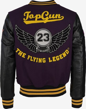 TOP GUN Übergangsjacke in Lila