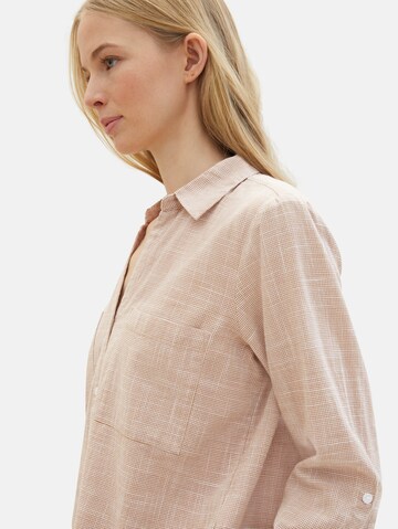 TOM TAILOR Bluse in Beige