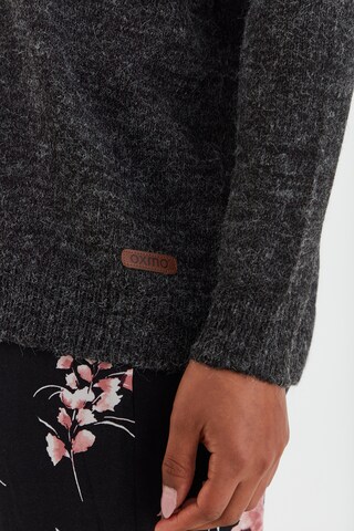 Oxmo Knit Cardigan 'NENA' in Grey