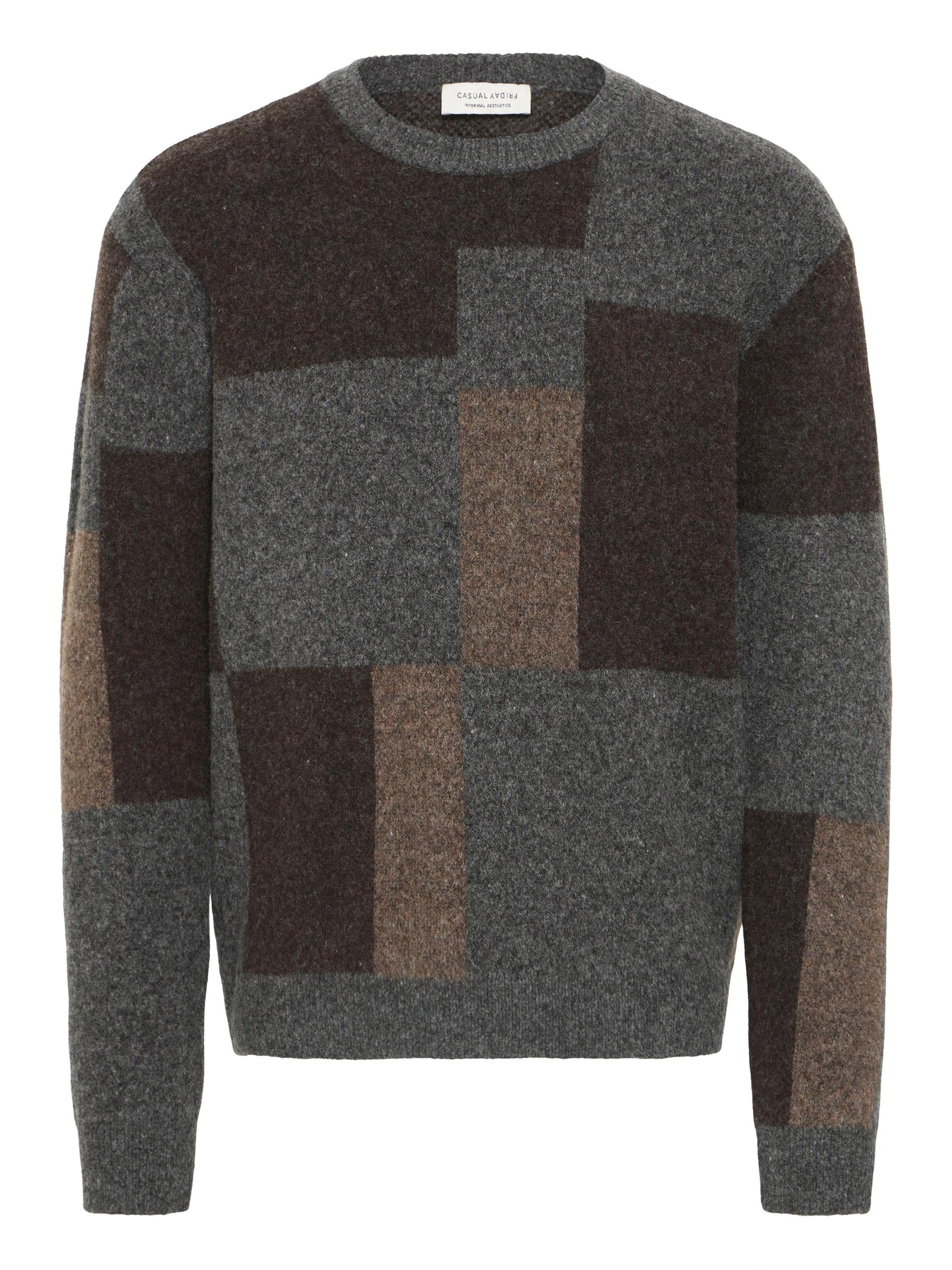 Casual Friday - Pullover ' CFWIREN ' em castanho: frente