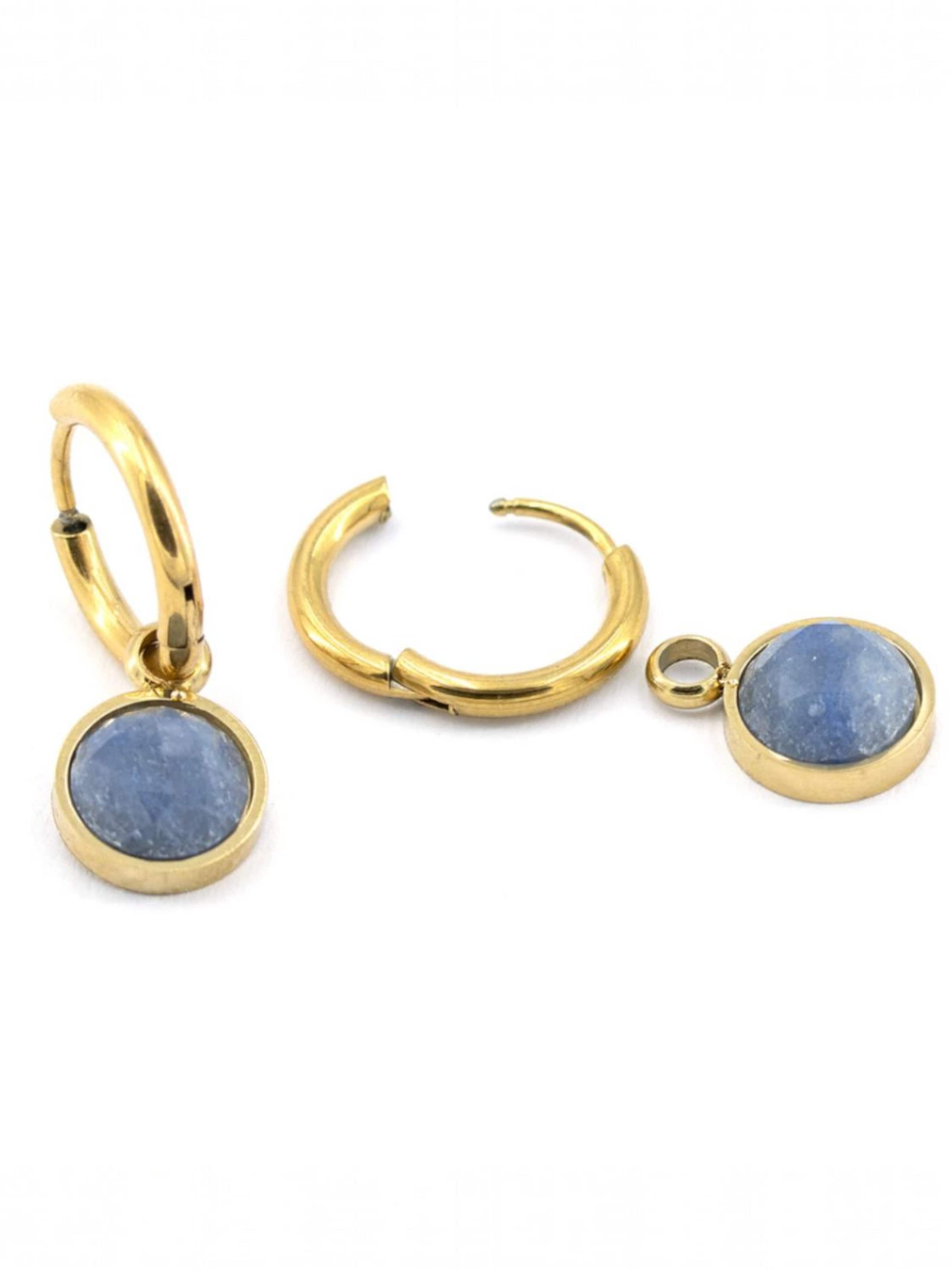 Sergio Engel Ohrringe in Blau