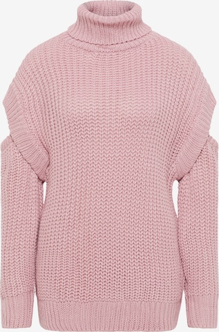 Petrol IndustriesLoosefit Hlače - roza boja: prednji dio