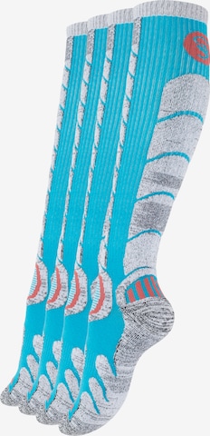 Chaussettes de sport Stark Soul en bleu : devant