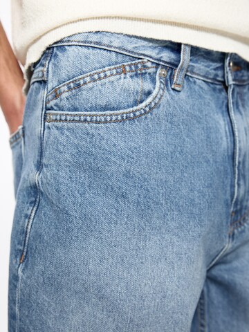Pull&Bear Loosefit Jeans in Blauw