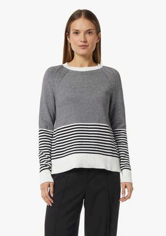 Pull-over comma casual identity en noir : devant