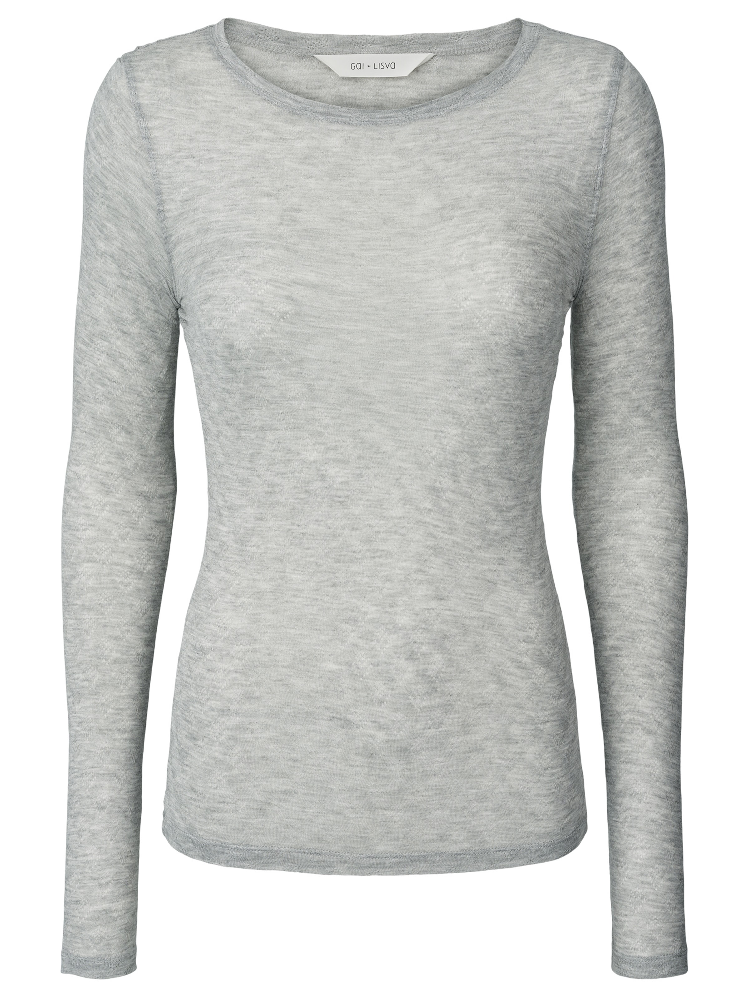Gai+Lisva Top 'Fermi' – šedá: přední strana