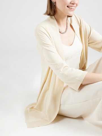 TAIFUN Knit Cardigan in Beige