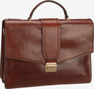 The Bridge Document Bag 'Dante' in Brown: front