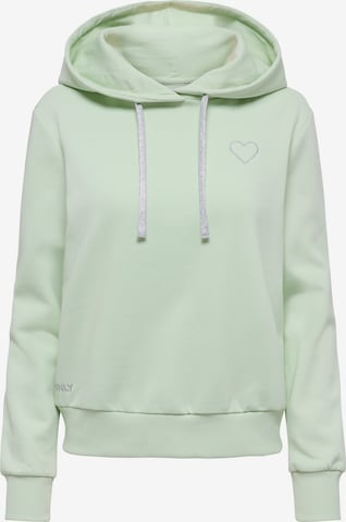 ONLY Sweatshirt 'ONLNoli' in Grün: Vorderseite