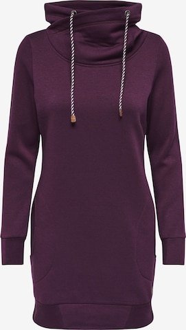 Sweat-shirt 'ONLBette' ONLY en violet : devant