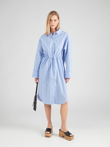 Abito camicia 'Sacatan' di Samsøe Samsøe in blu: frontale