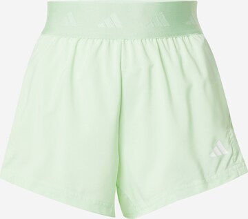 ADIDAS PERFORMANCE Regular Workout Pants 'HYGLM' in Green: front