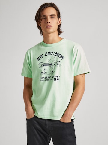 Pepe Jeans Shirt 'Cedric' in Green: front