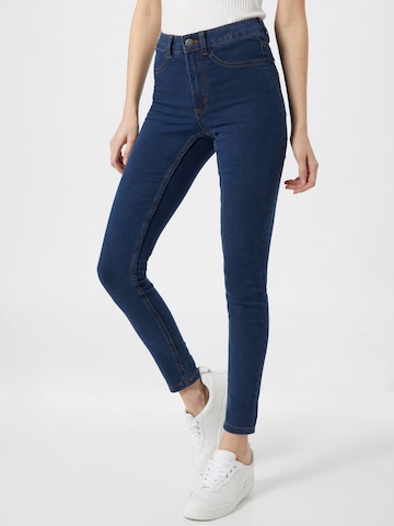 VILA Skinny Jeans 'Ana' in Blauw: voorkant