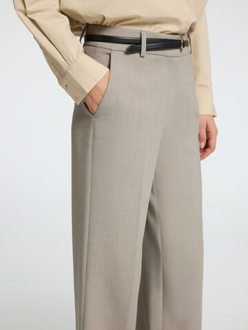Wide leg Pantaloni con piega frontale 'SLFRita' di SELECTED FEMME in grigio