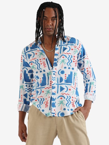 Campus Sutra Regular fit Button Up Shirt 'Kaleb' in Mixed colors: front