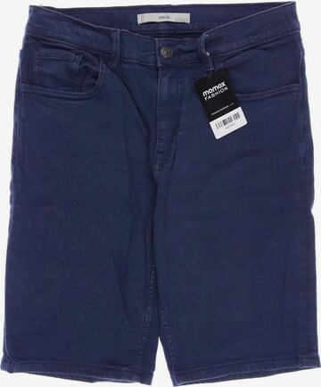 MANGO Shorts in 28 in Blue: front
