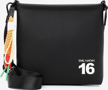 Emily & Noah Shoulder Bag ' Sweet 16 ' in Black: front