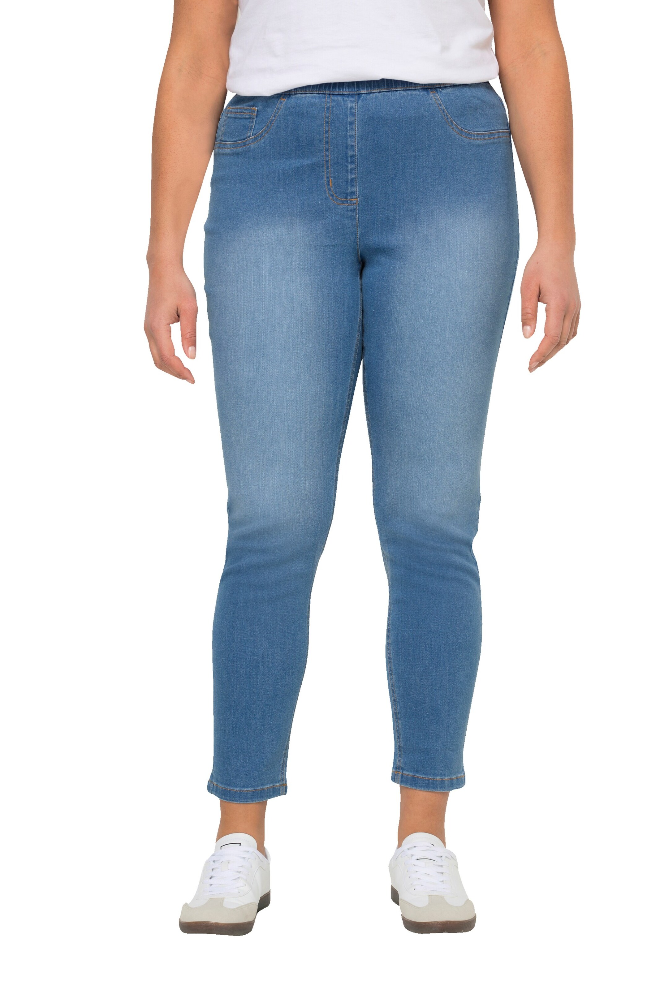 Angel of Style Slimfit Jeans in Blauw: voorkant