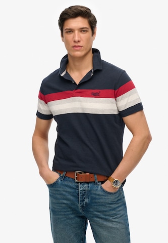 T-Shirt Superdry en bleu : devant