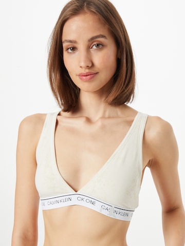 Triangolo Reggiseno di Calvin Klein Underwear in beige: frontale