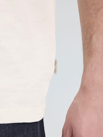 BLEND Shirt ' BHKarim Graphic ' in White