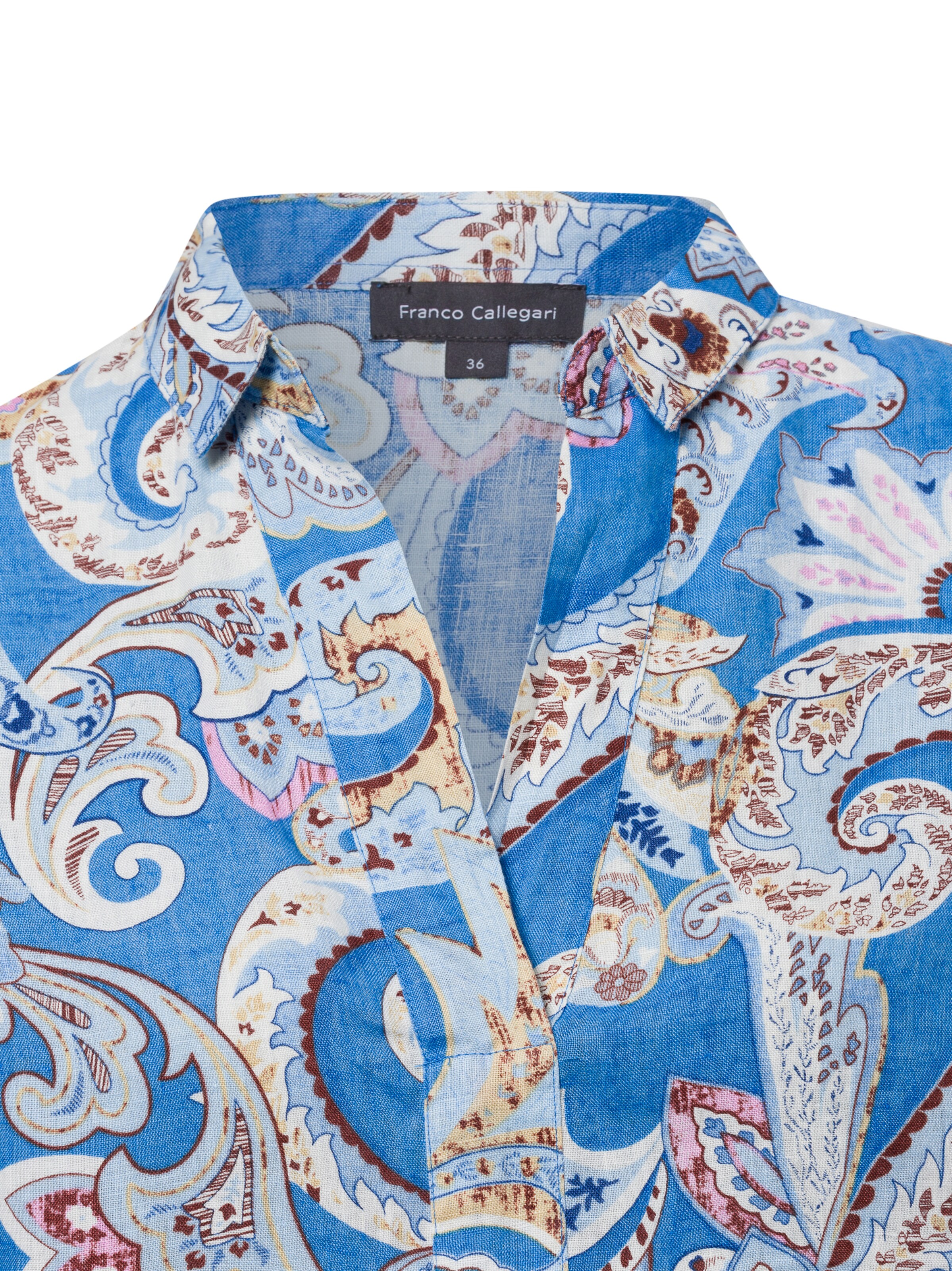 Marie Lund Bluse in Blau