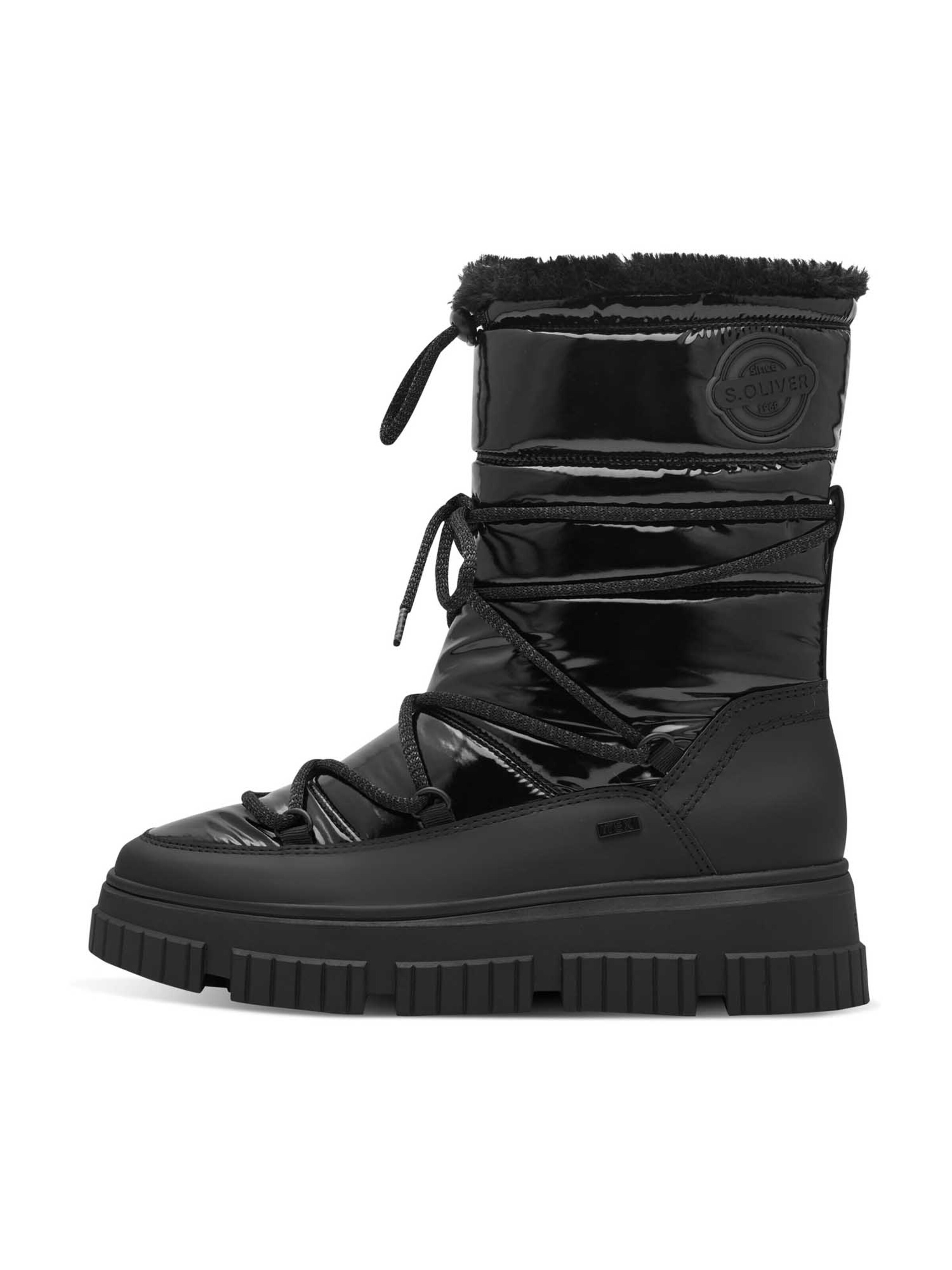 s.Oliver Snow boots in Black